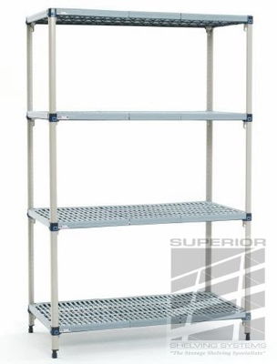 Beautiful and clean looking – MetroMax Q Easy Adjust Polymer Shelving