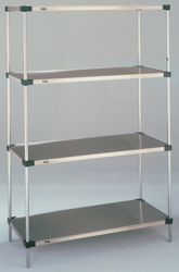 Metro solid metal shelf