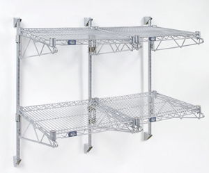 wall mount wire shelves